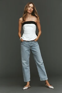 Maude Club Cassie Bow-Back Strapless Top