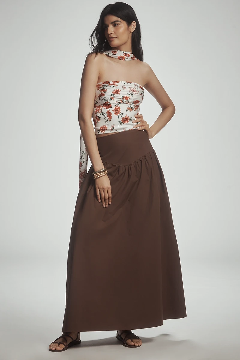Mare Strapless Scarf Top
