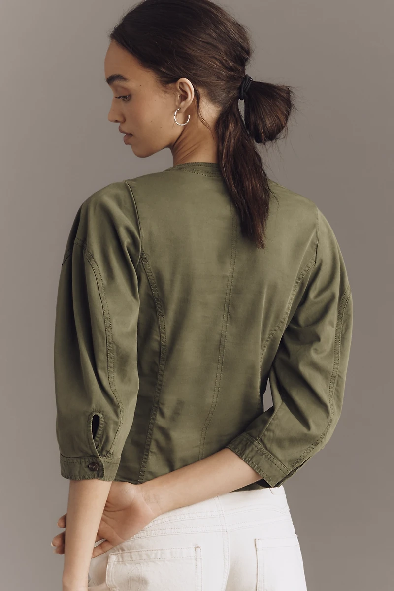 Pilcro Utility Corset Top