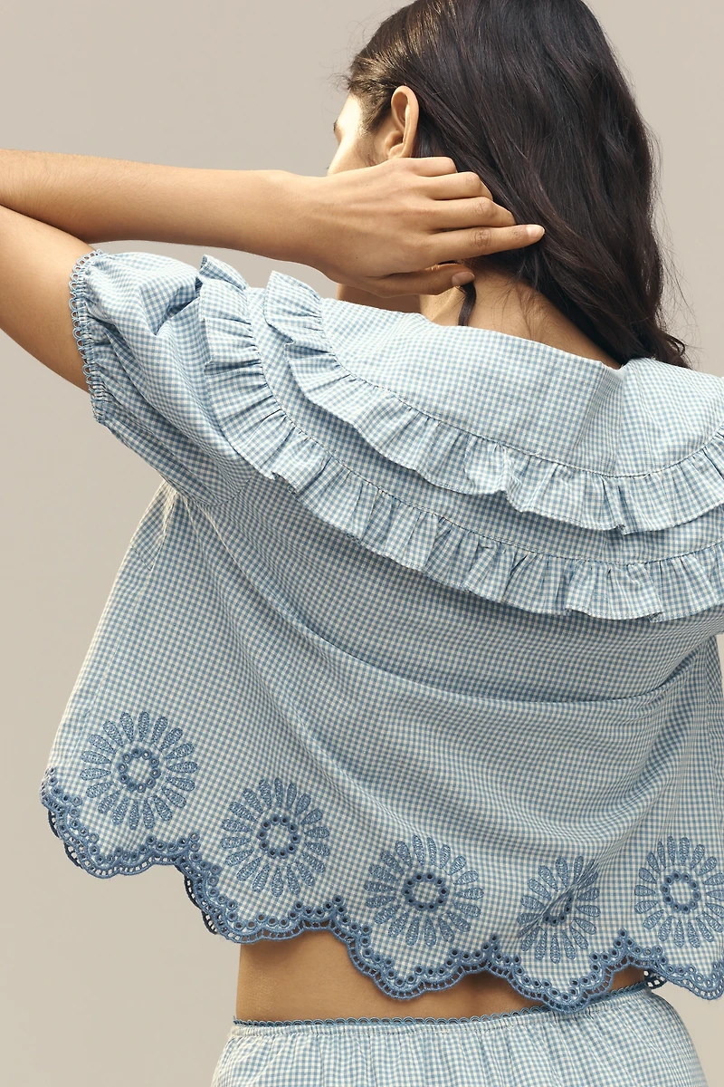 Jacquie The Label Beatrice Collared Blouse