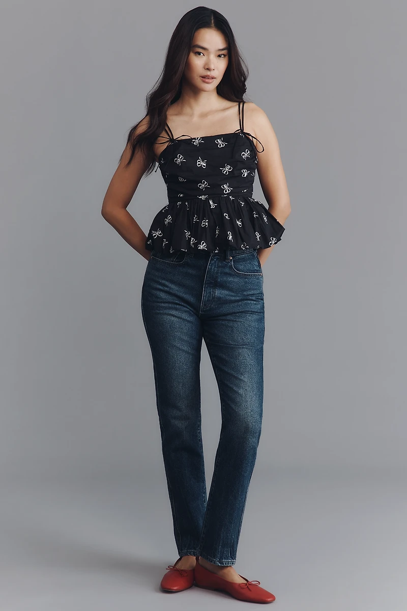 En Saison Ophelia Peplum Tank Top