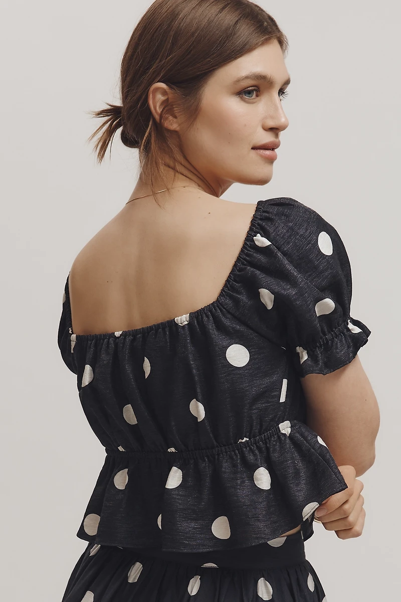 Jacquie The Label Libby Peplum Top