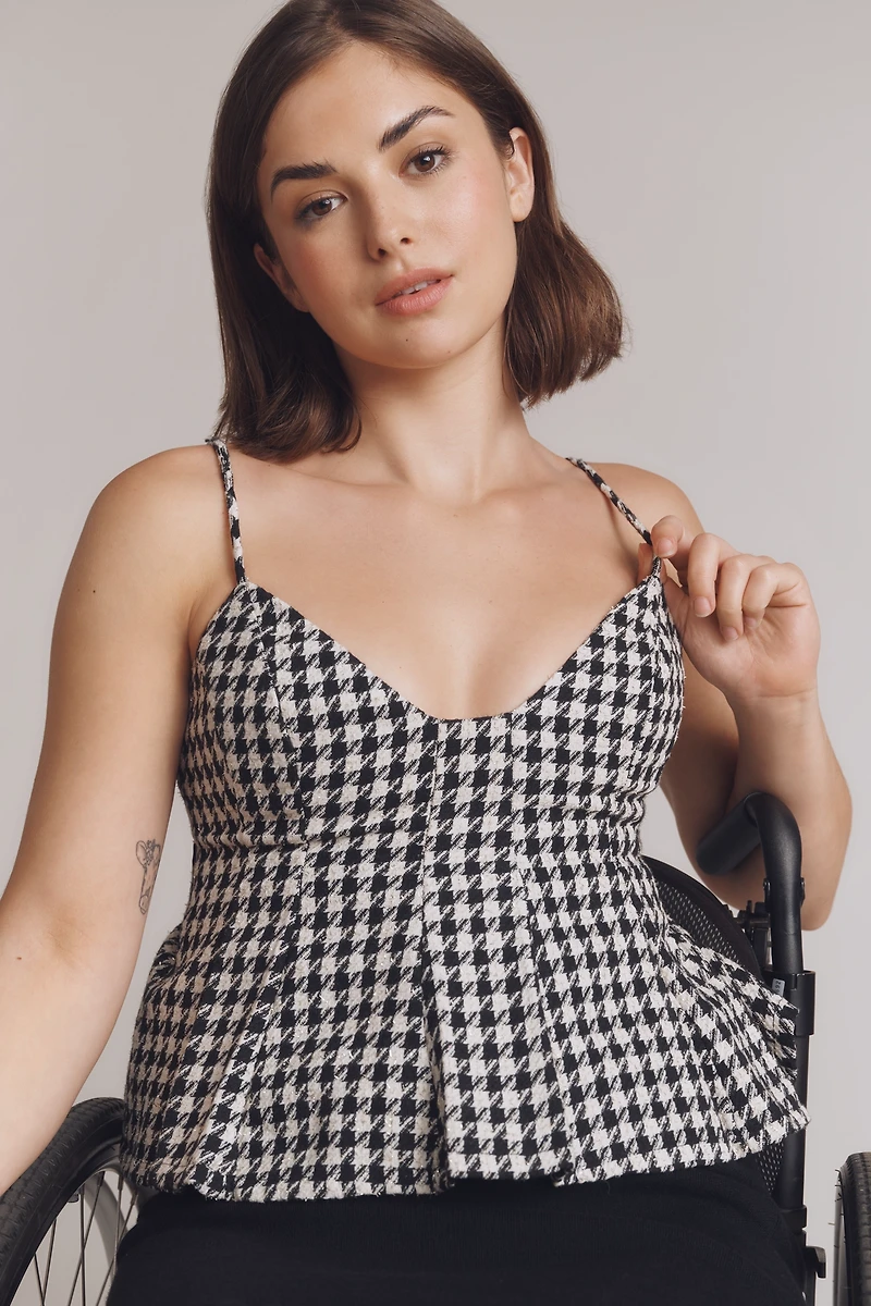 En Saison Marley Peplum Tank Top