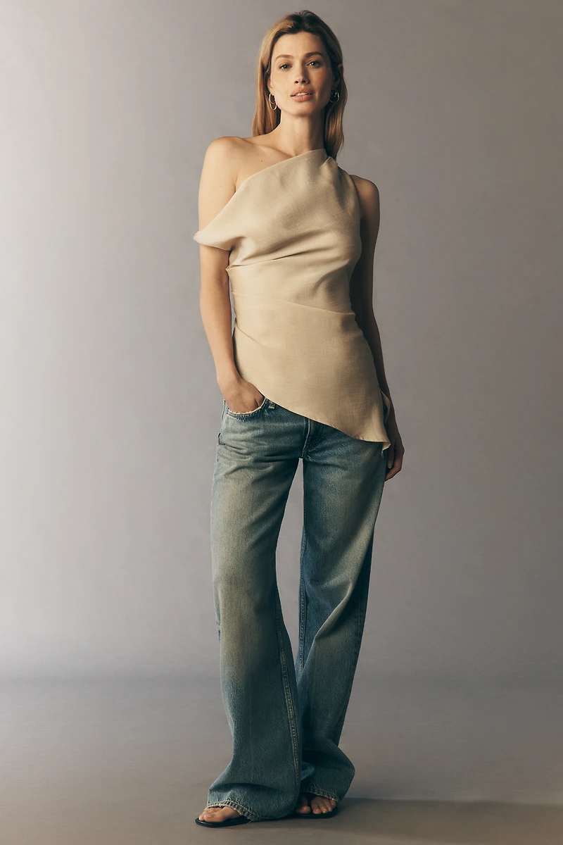 En Saison Selma One-Shoulder Top