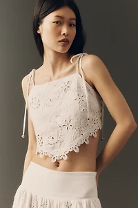 En Saison Analise Lace Crop Top