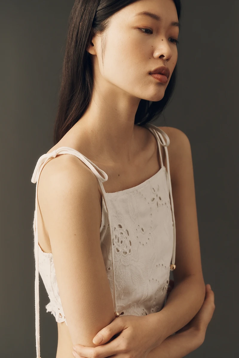 En Saison Analise Lace Crop Top