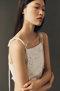 En Saison Analise Lace Crop Top