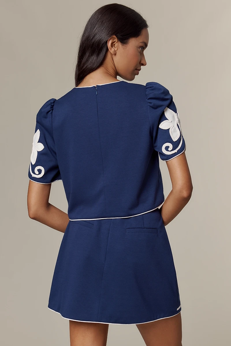 Hunter Bell Beeson Short-Sleeve Top
