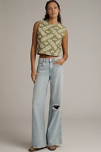 Hunter Bell Manning Jacquard Crop Top