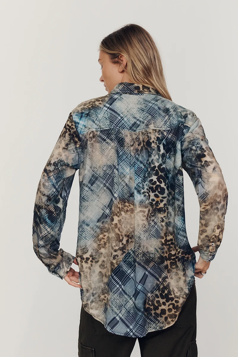 Romy Relaxed Buttondown Shirt by Pilcro