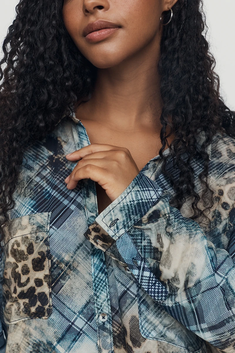 Romy Relaxed Buttondown Shirt by Pilcro