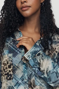 Romy Relaxed Buttondown Shirt by Pilcro