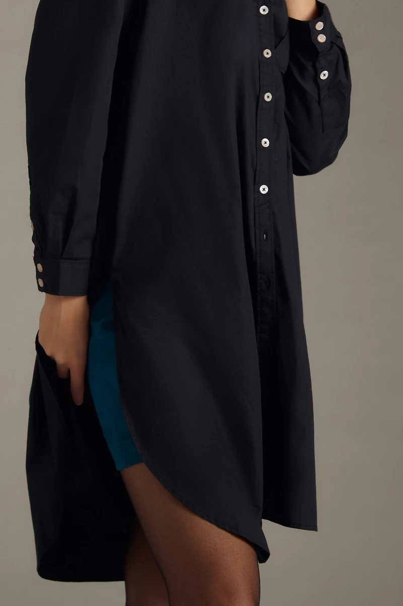 Maeve Maxi Tunic Poplin Buttondown