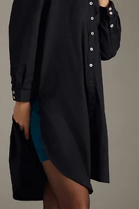 Maeve Maxi Tunic Poplin Buttondown