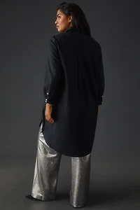 Maeve Maxi Tunic Poplin Buttondown