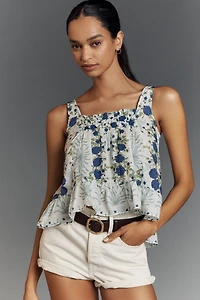 Maeve Mixed Print Swing Tank