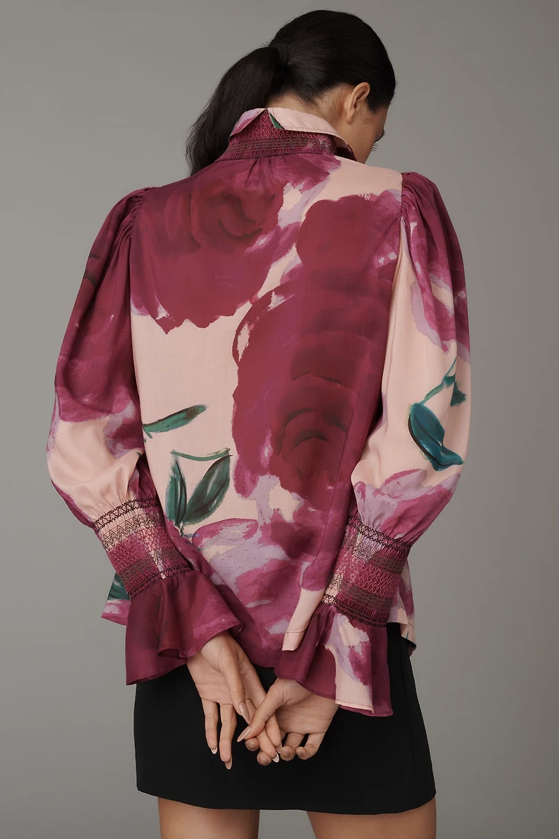Hope for Flowers by Tracy Reece Soft Smocked Shirt