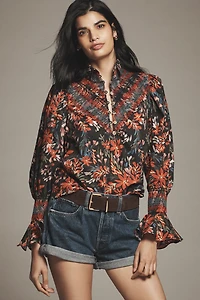 Hope for Flowers by Tracy Reece Soft Smocked Shirt