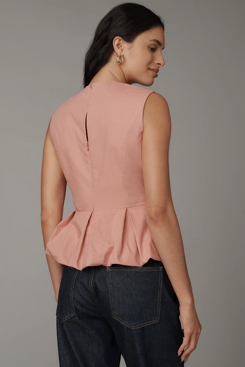 Hope for Flowers by Tracy Reese Embroidered Peplum Top