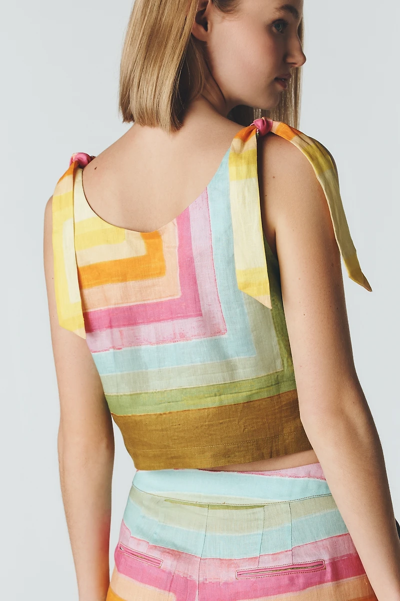 Hope for Flowers by Tracy Reese Tie-Shoulder Crop Top