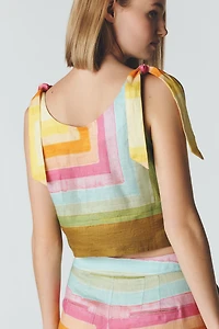 Hope for Flowers by Tracy Reese Tie-Shoulder Crop Top