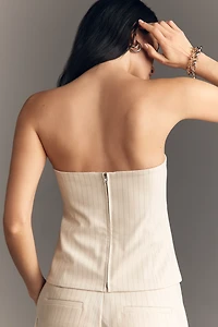 Good American Strapless Suiting Top
