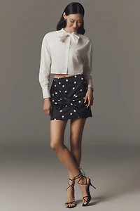 Walter Baker Monroe Bowed Buttondown Top