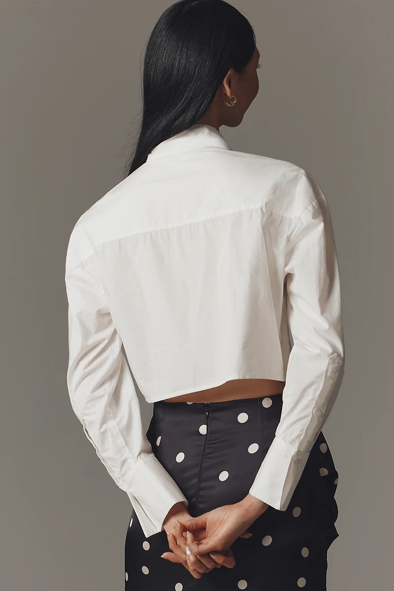 Walter Baker Monroe Bowed Buttondown Top