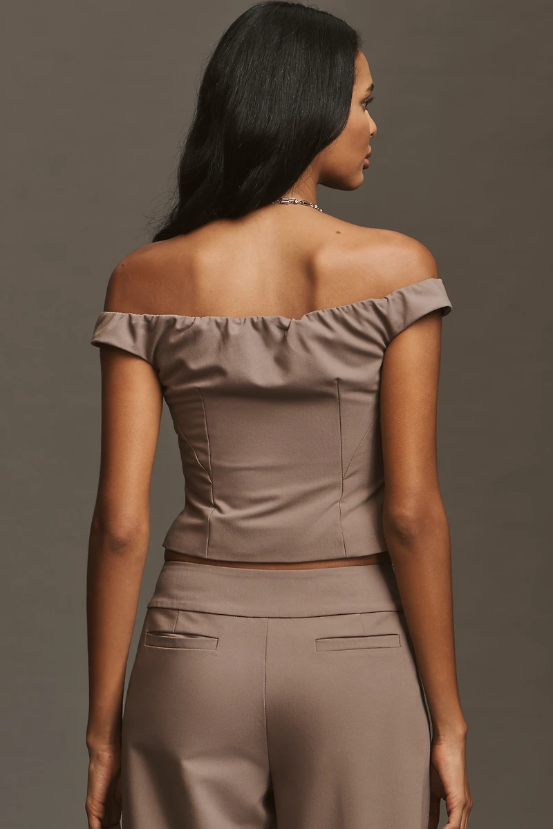 SOVERE Kennedy Off-The-Shoulder Top