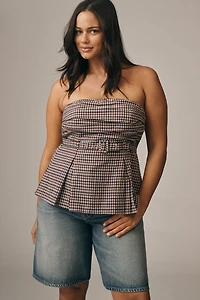 Maeve Strapless Belted Tube Top
