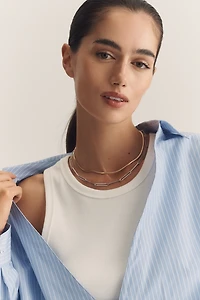 Maeve Long-Sleeve Layered Twofer Shirt