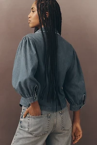 Seventy + Mochi Talia Puff-Sleeve Blouse