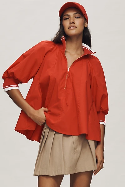 Maeve Sporty Henley Swing Top