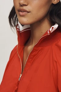 Maeve Sporty Henley Swing Top