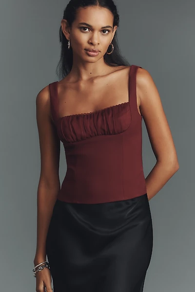 Elodie The Label Blaise Sqaure-Neck Tank Top