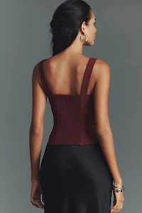 Elodie The Label Blaise Sqaure-Neck Tank Top