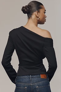 Elodie The Label Mercer Asymmetrical Top