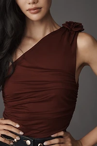 Elodie Karla One-Shoulder Tank Top