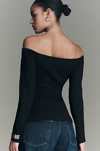 Elodie The Label Ara Off-Shoulder Top