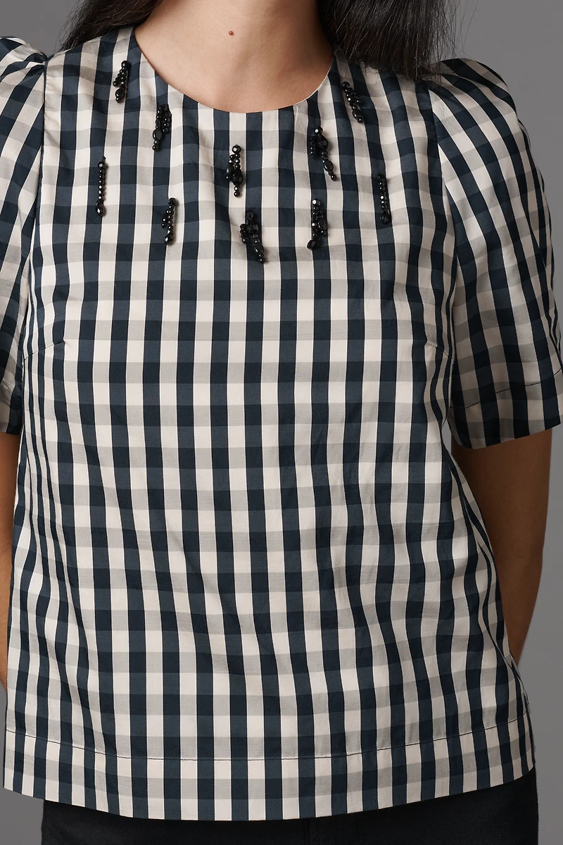 Baum und Pferdgarten Minu Gingham Top