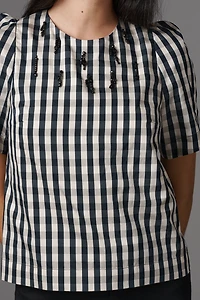 Baum und Pferdgarten Minu Gingham Top