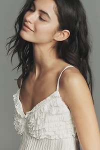 Ollari Ruffle Tank Top