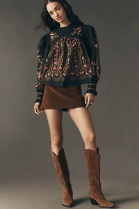 Farm Rio x Anthropologie Long-Sleeve Lace Blouse