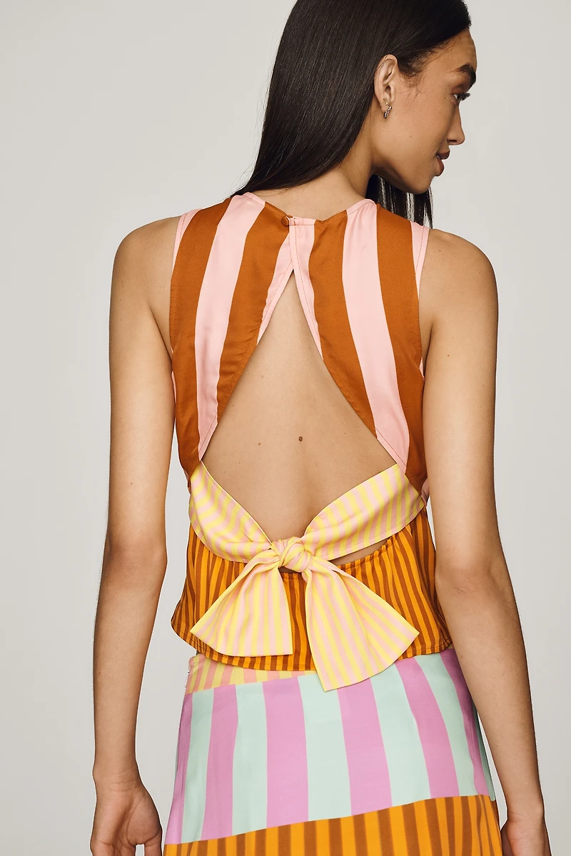 Farm Rio x Anthropologie Open-Back Tank