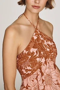 Farm Rio x Anthropologie Pleated Halter Top