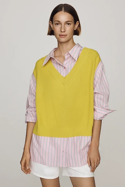 Essentiel Antwerp Knit Twofer Shirt