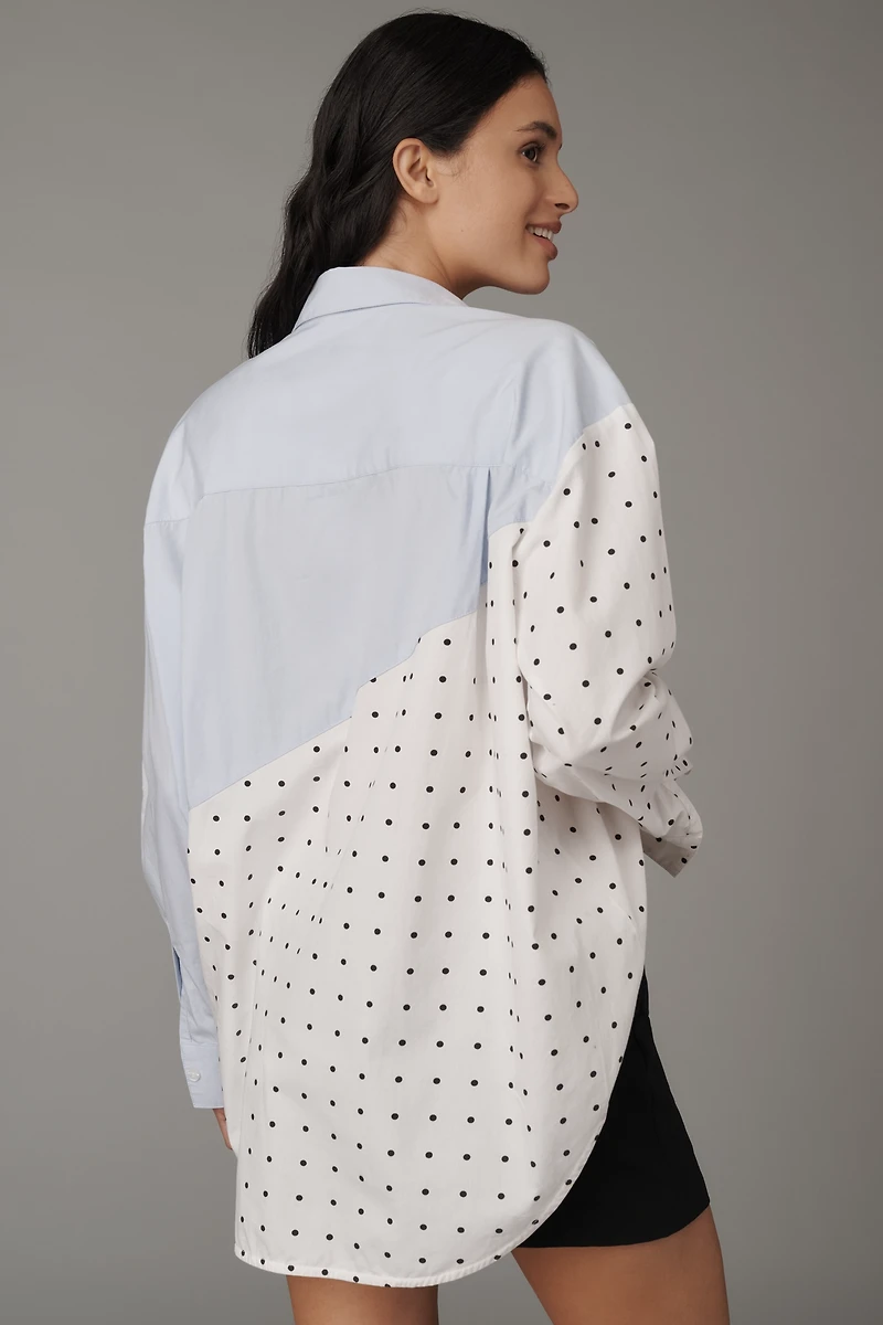Essentiel Antwerp Independence Embroidered Buttondown Shirt