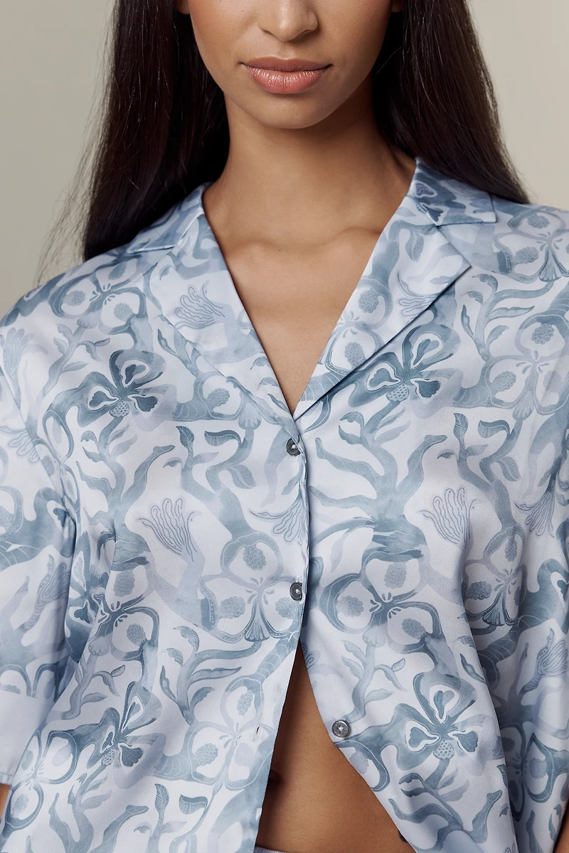 Scotch & Soda Printed Short-Sleeve Shirt