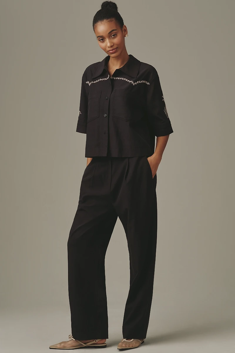 Scotch & Soda Short-Sleeve Buttondown Shirt