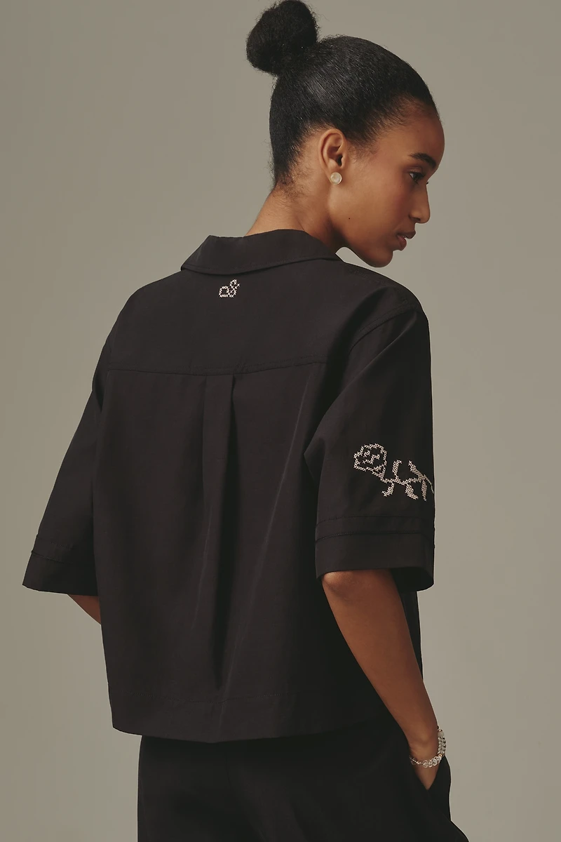 Scotch & Soda Short-Sleeve Buttondown Shirt